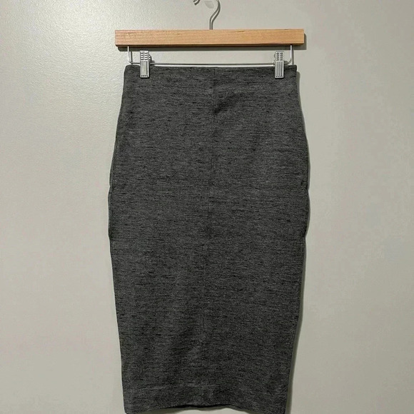Wilfred Lis Pencil Skirt Heathered Grey - Picture 6 of 9